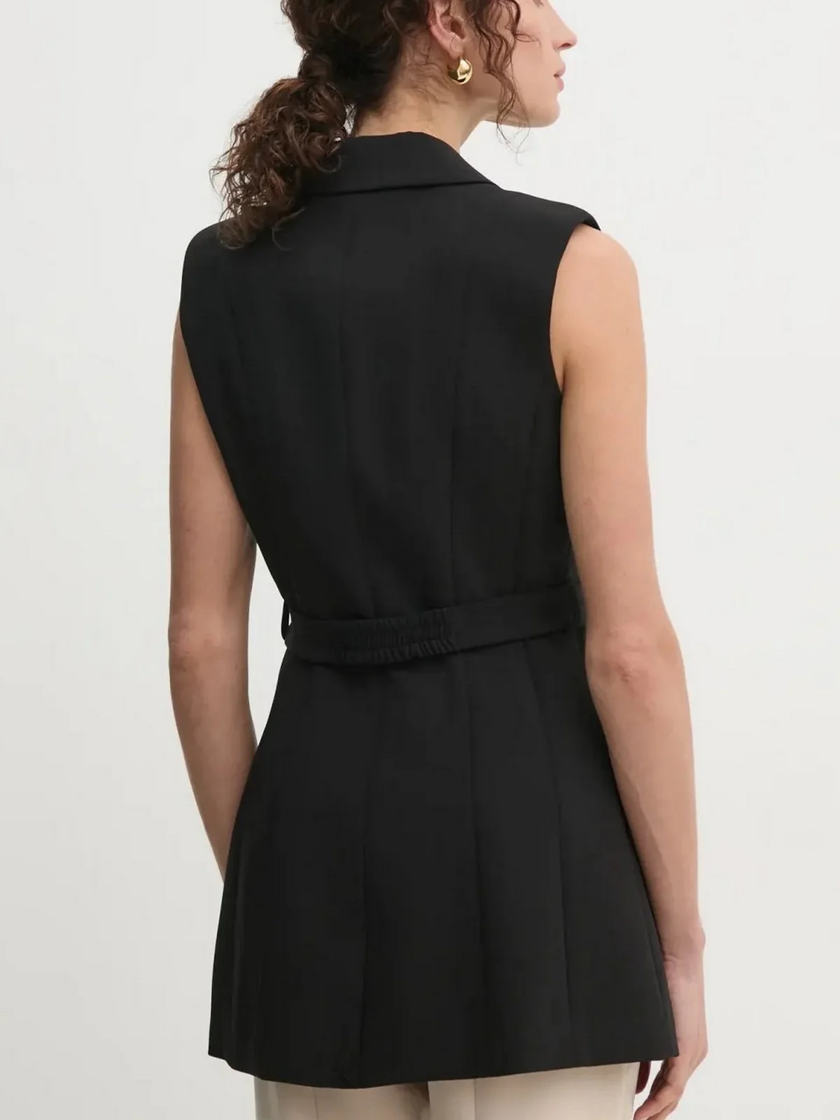 MARCIANO Gilet Donna BECKY BELTED VEST 5RGN03 7115A JBLK Nero - Image 3