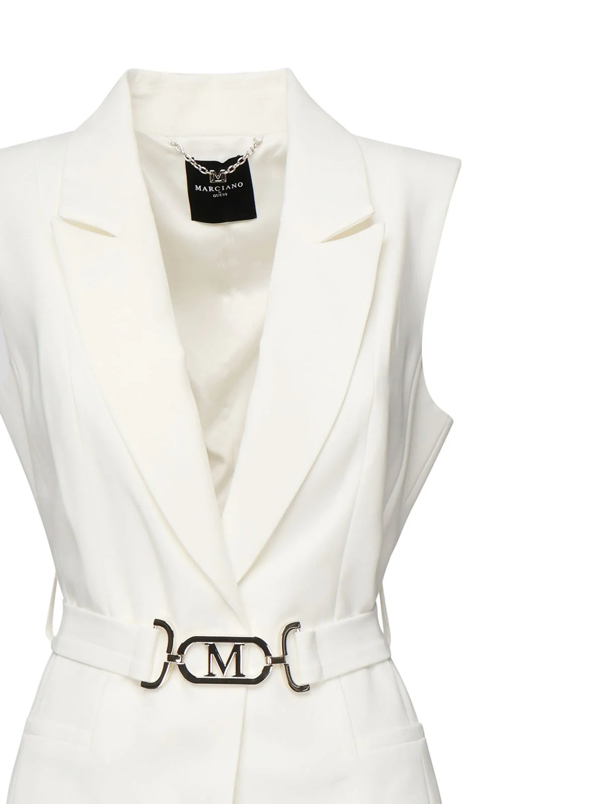 MARCIANO Gilet Donna BECKY BELTED VEST 5RGN03 7115A MCDM Bianco - Image 3