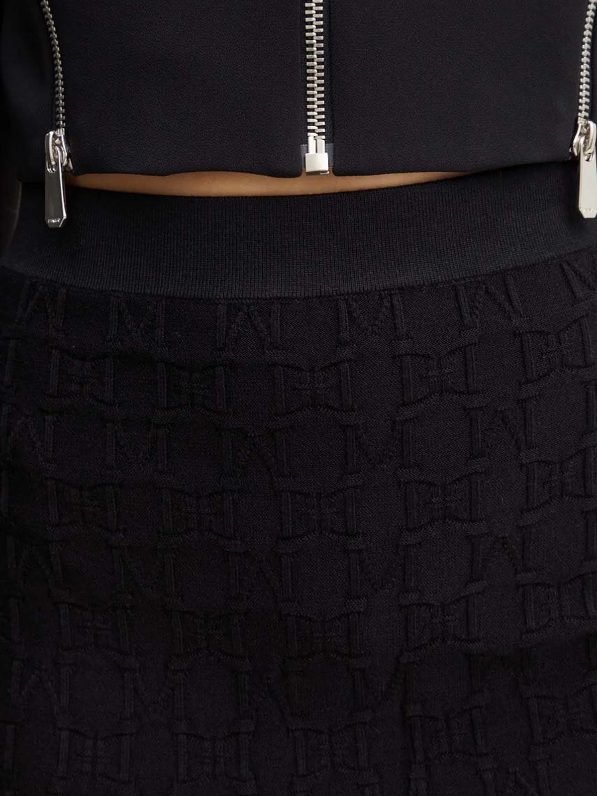 MARCIANO Gonna Donna Marti Allover Logo P 4YGD23 5718Z JBLK Nero - Image 4