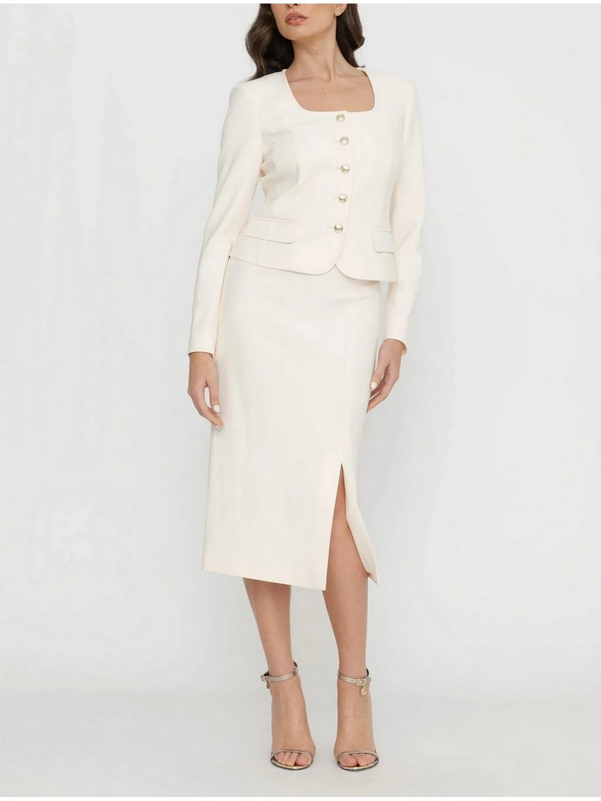 MARCIANO Gonna Donna MASHA PENCIL SKIRT 5RGD24 6302A MCDM Bianco - Image 2