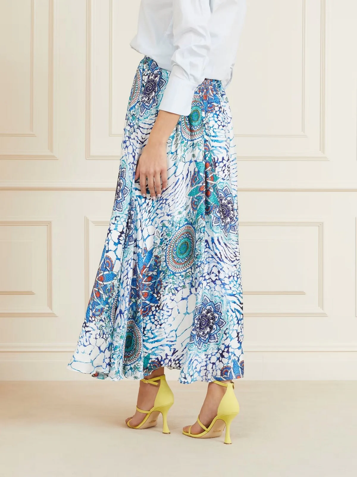 MARCIANO Gonna Donna MINA SKIRT PRINTED 4GGD01 9739Z P7PU Multicolore - Image 4