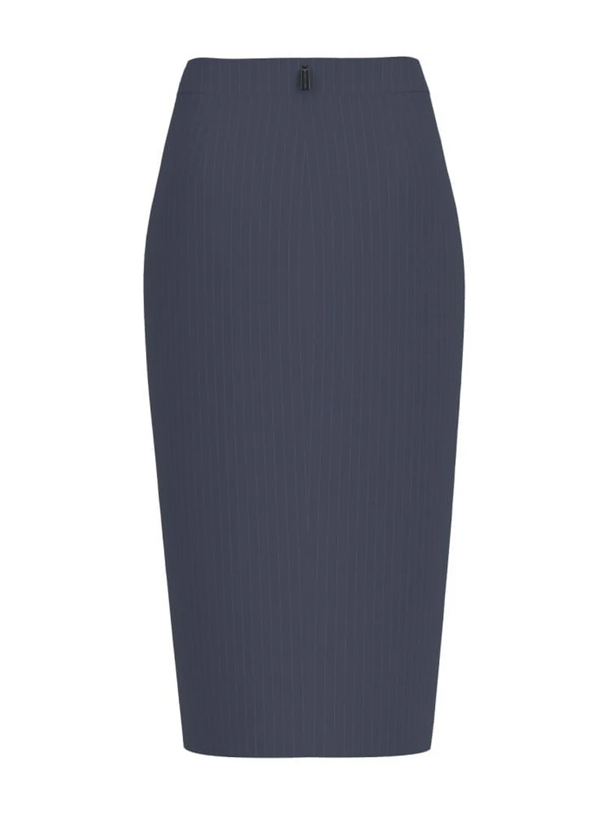 MARCIANO Gonna Donna NICLA SLIT MIDI SKIRT 6RGD09 7438A FBEK SUITING BLUE PINSTRI - Image 3
