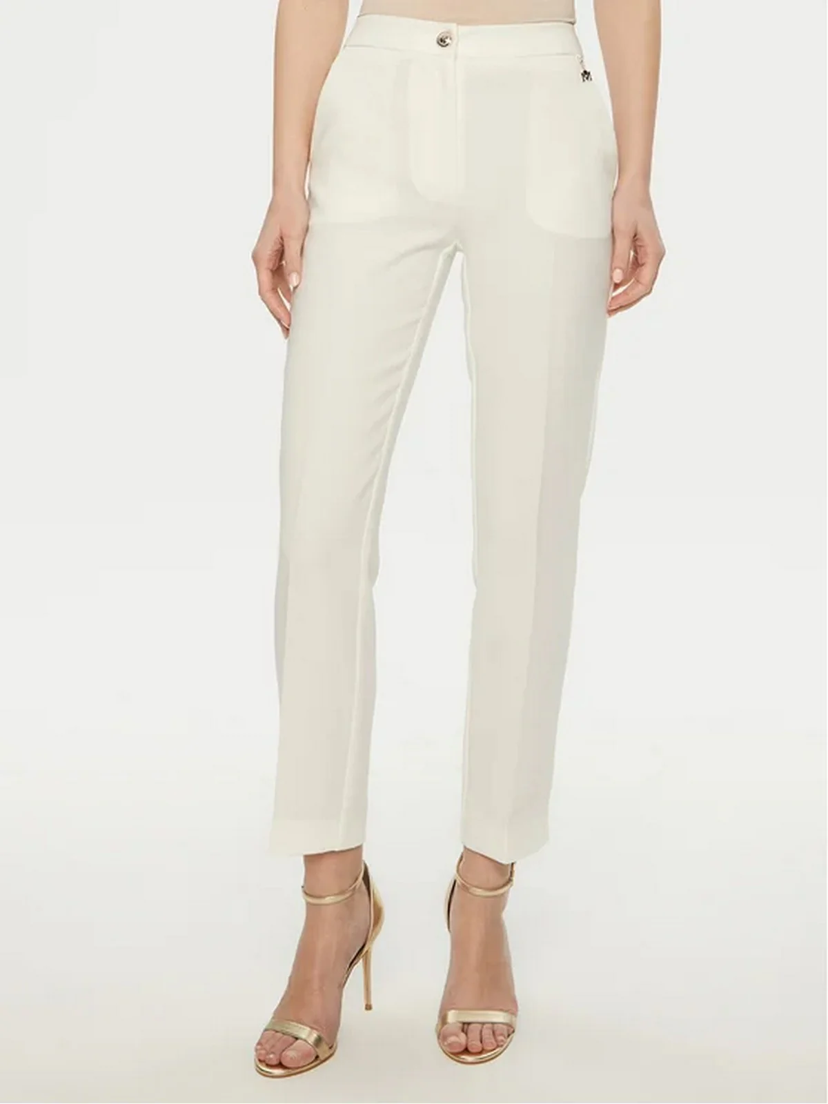 MARCIANO Pantalone Donna BECKY CHINO PANT 5RGB03 7115A MCDM Bianco - Image 4
