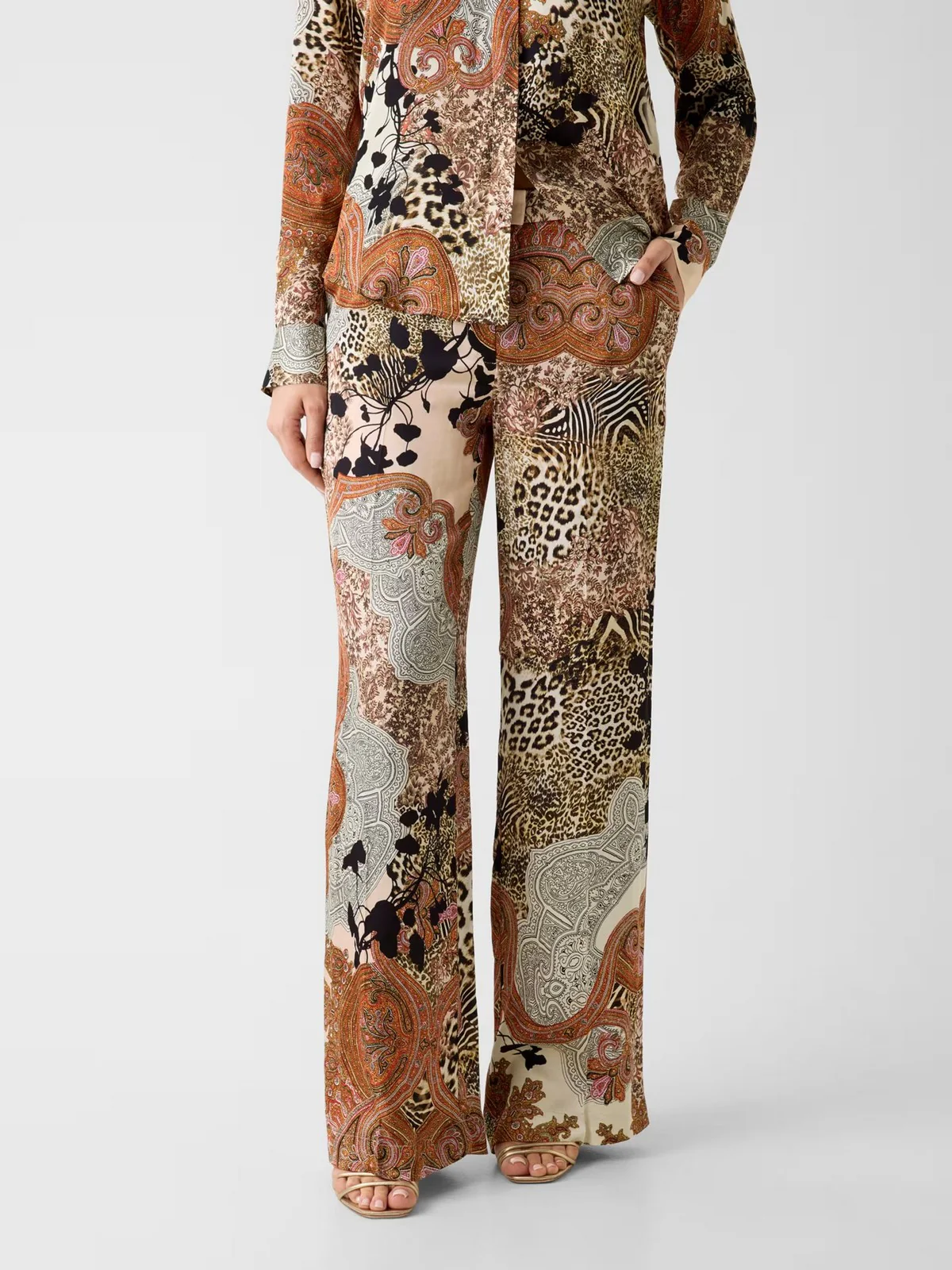 MARCIANO Pantalone Donna GISELLE STRAIGHT PANT G6GB09 W1875 PMG1 WILD ESSENCE PRINT - Image 2