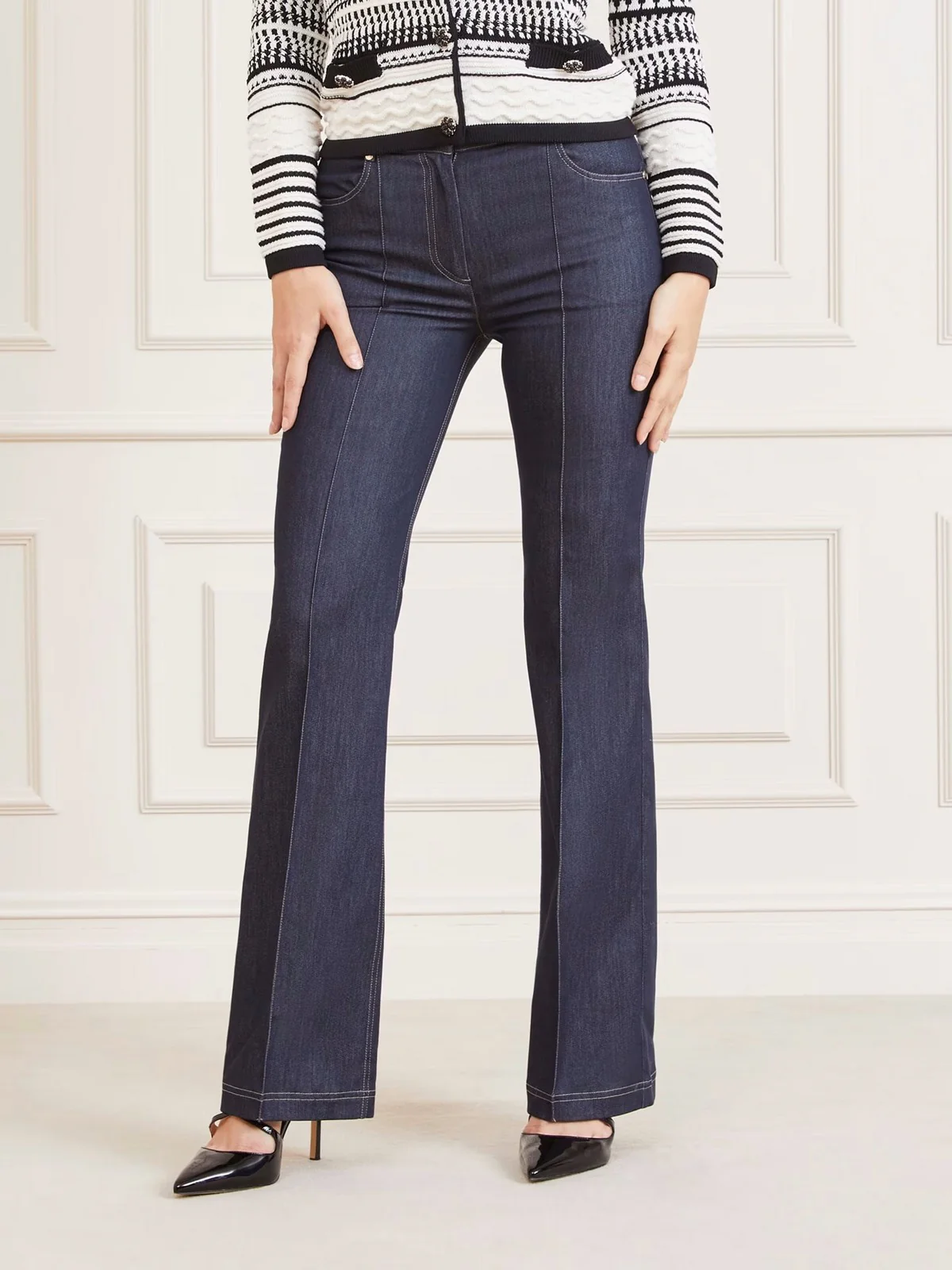MARCIANO Pantalone Donna Maya Pant 4YGB02 7073A DABL Blu - Image 2