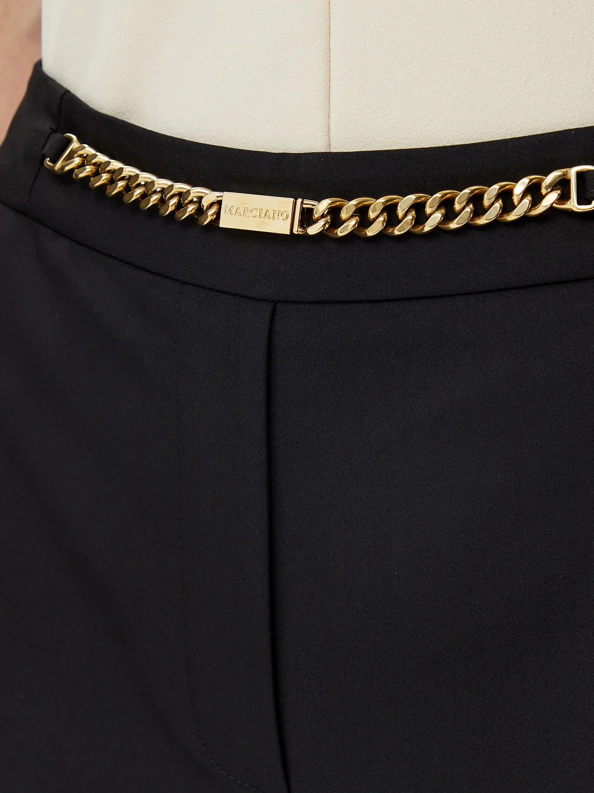 MARCIANO Pantalone Donna SUNNY CHINO CHAIN PA 5GGB17 7311A JBLK Nero - Image 5