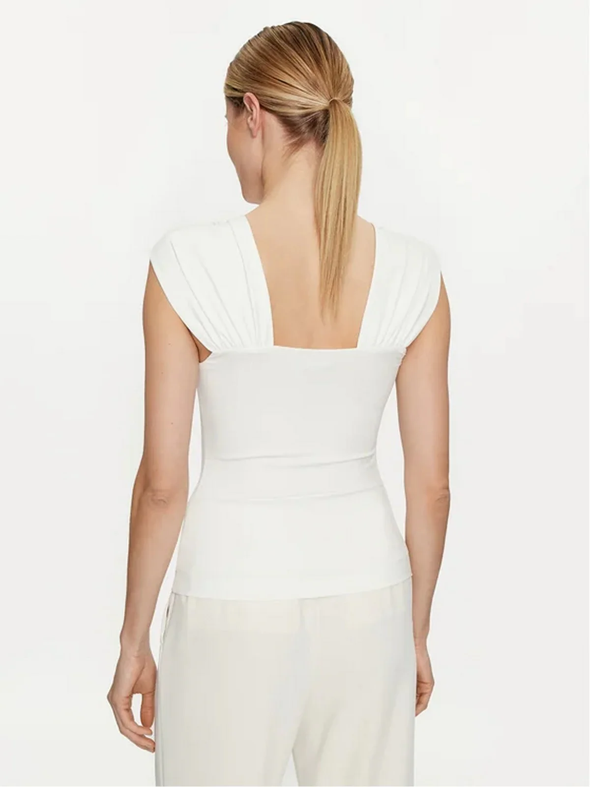 MARCIANO Top Donna PENNY TOP 4GGP05 6071Z G1CR Bianco - Image 3