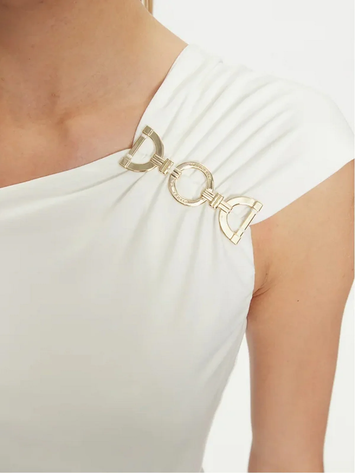 MARCIANO Top Donna PENNY TOP 4GGP05 6071Z G1CR Bianco - Image 4