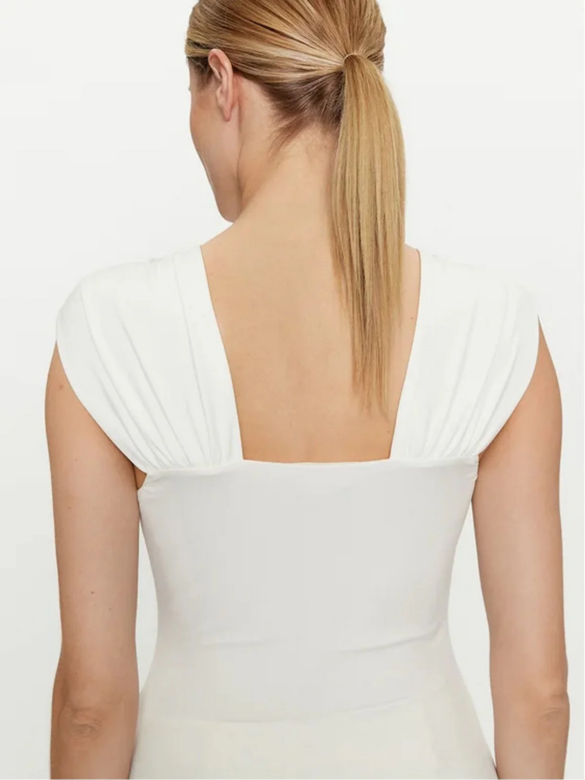 MARCIANO Top Donna PENNY TOP 4GGP05 6071Z G1CR Bianco - Image 5