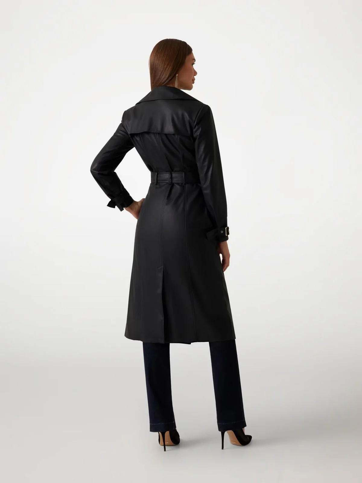 MARCIANO Trench Donna CAMILLE TRENCH 5RGL05 7114A JBLK Nero - Image 4