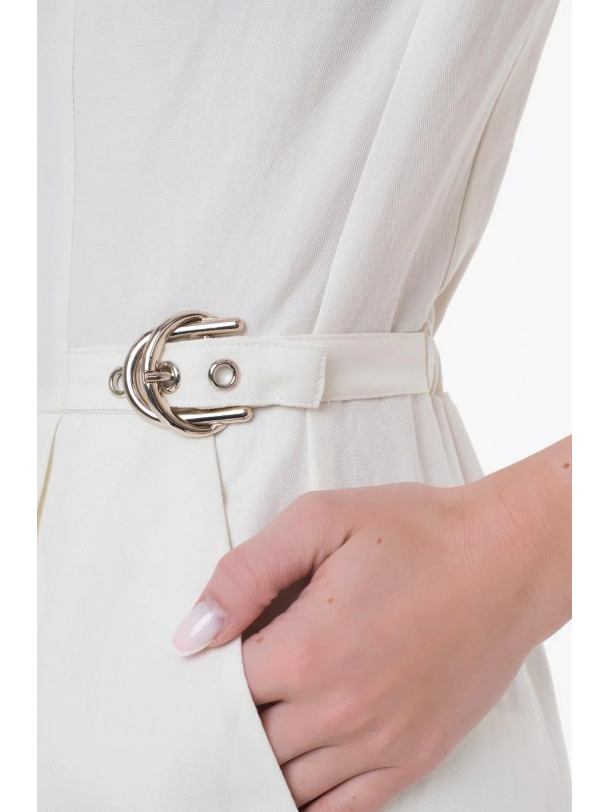 MARCIANO Tuta Donna GISELLE ROMPER 4GGK23 7158A G1CR Bianco - Image 3