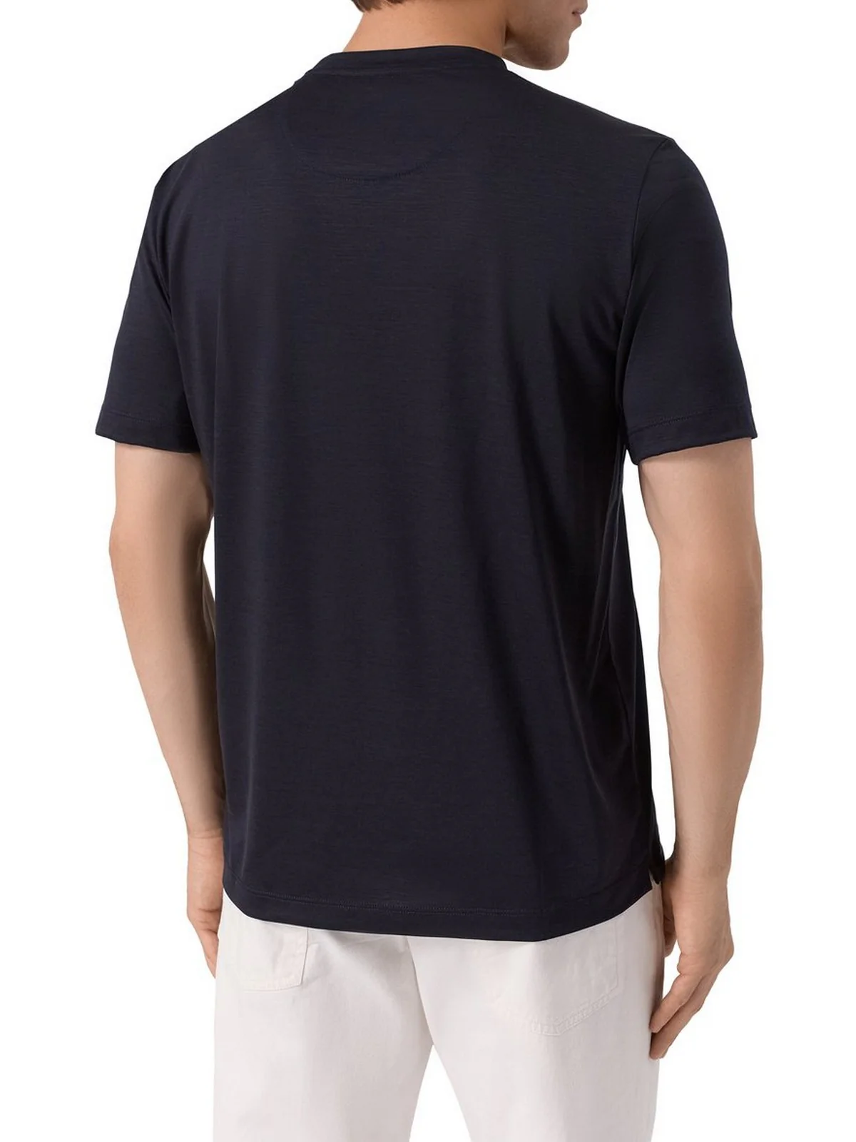 MARCO PESCAROLO T-shirt Uomo JAMES 52Y04 10 Blu - Image 3