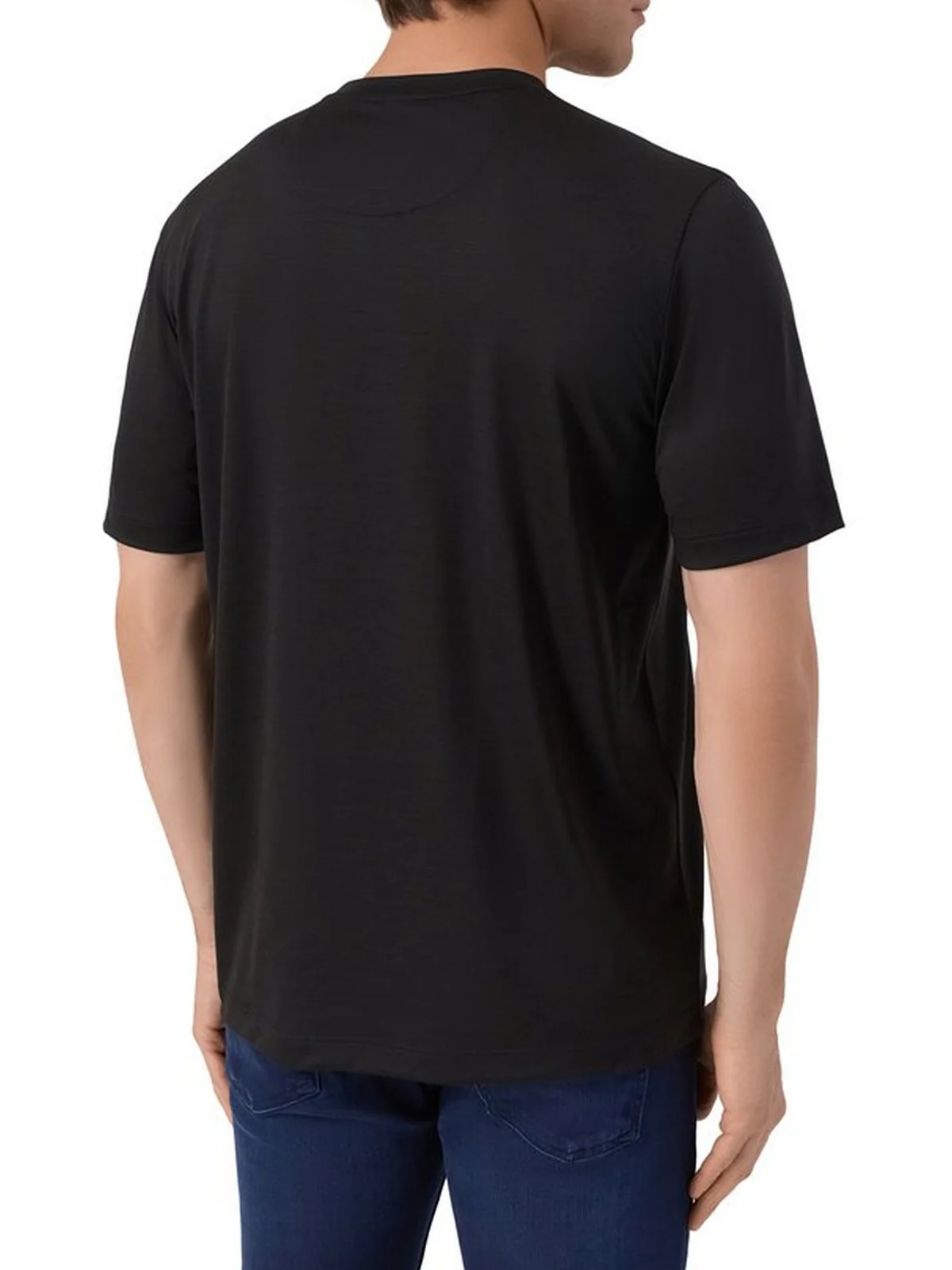 MARCO PESCAROLO T-shirt Uomo  JAMES 52Y04 11 Nero - Image 3