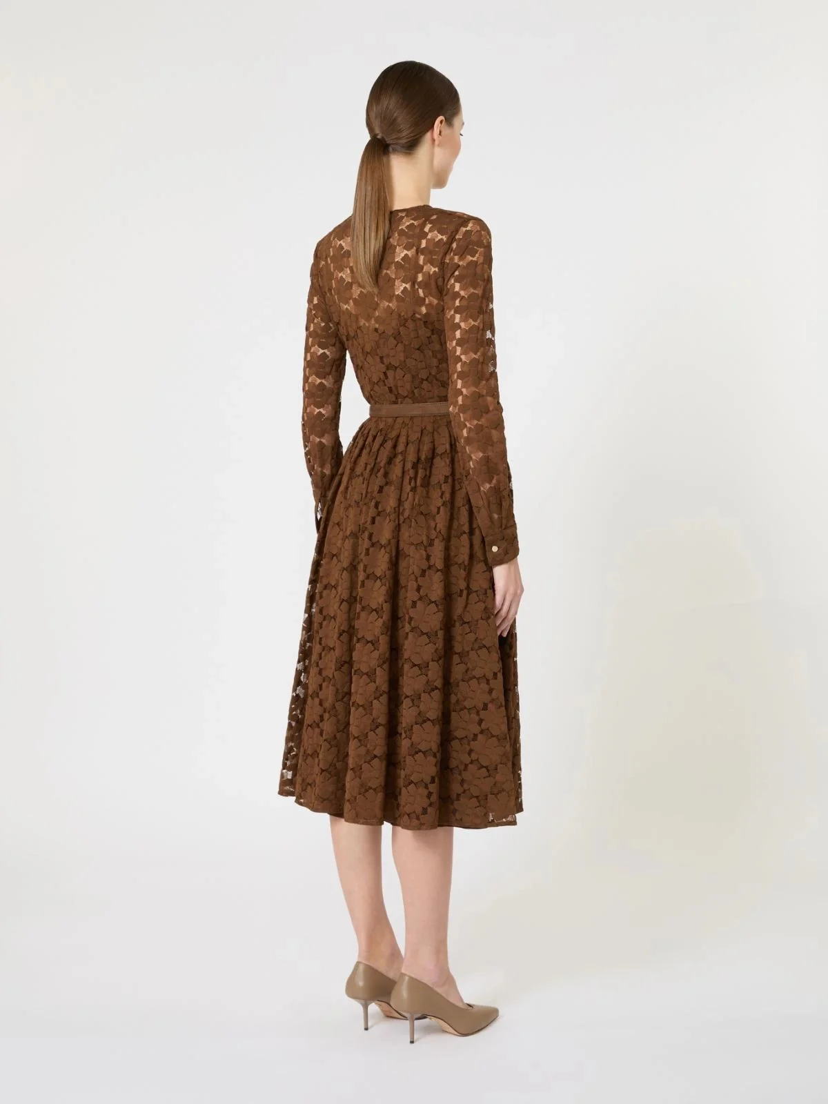 MAX MARA STUDIO Abito Donna MSTAGRUME 2616631011600 002 CIOCCOLATO - Image 2