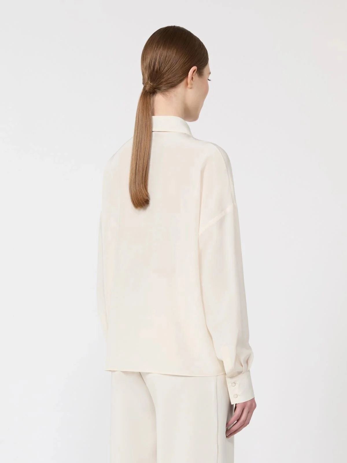 MAX MARA STUDIO Camicia Donna MSTCOLONO 2616111015600 048 Beige - Image 4