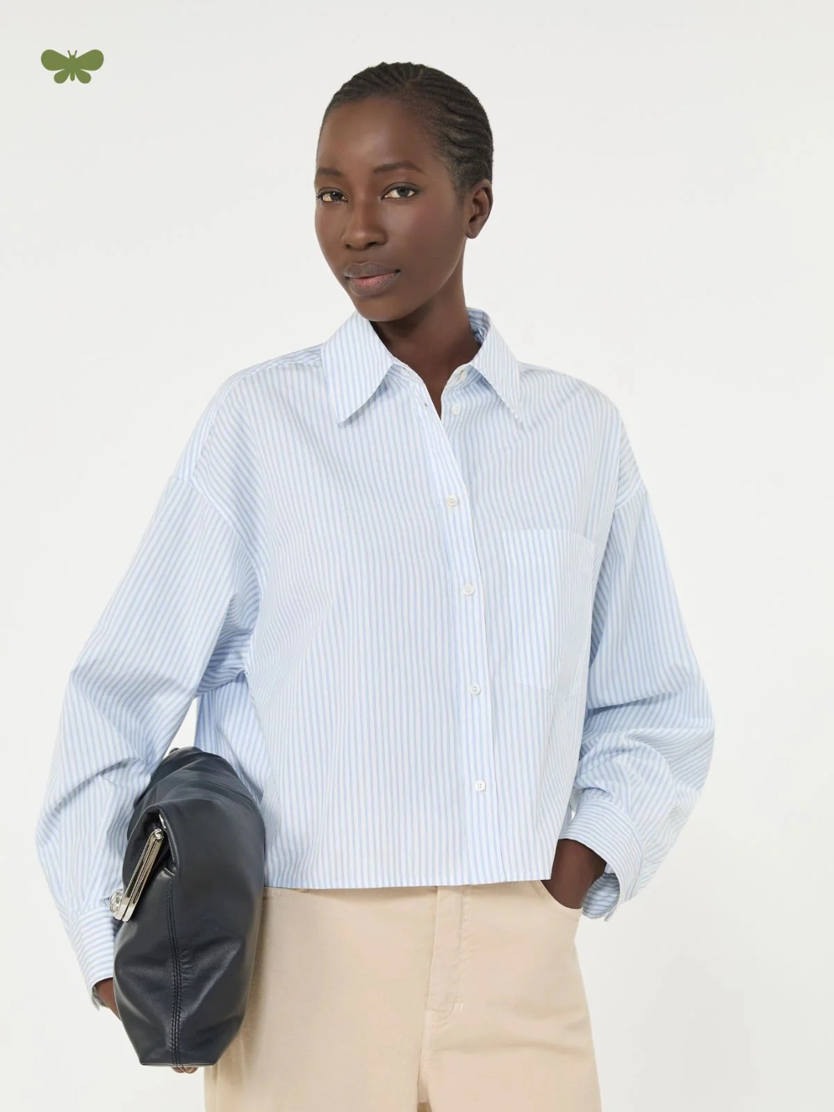 MAX MARA WEEKEND Camicia Donna WKDEDEN 2615111091600 034 AZZURRO - Image 3