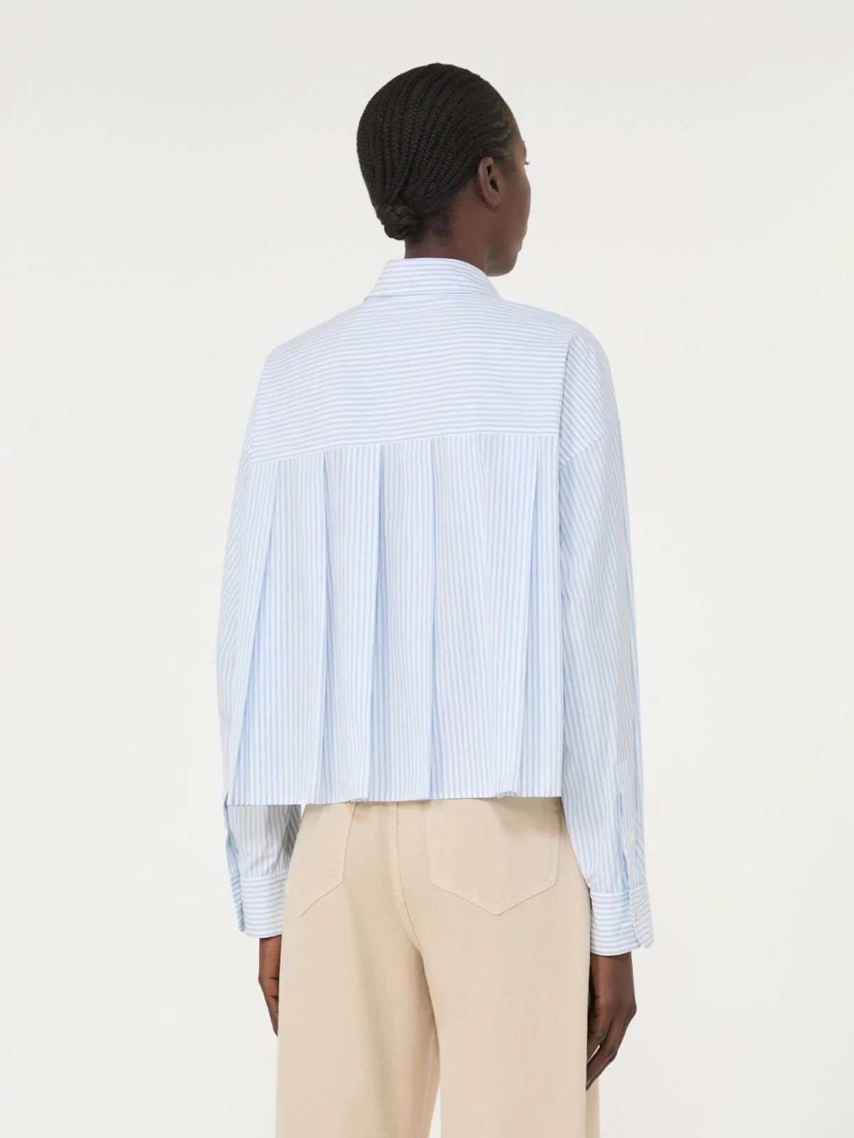 MAX MARA WEEKEND Camicia Donna WKDEDEN 2615111091600 034 AZZURRO - Image 4