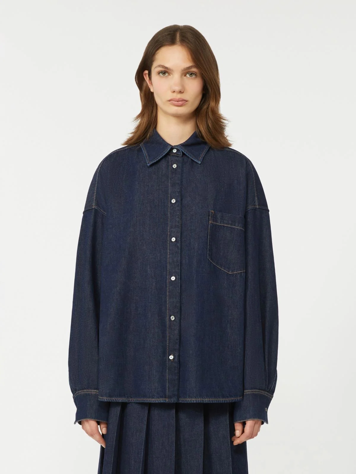 MAX MARA WEEKEND Camicia Donna WKDFOGGIA 2615111011600 001 Blu - Image 4