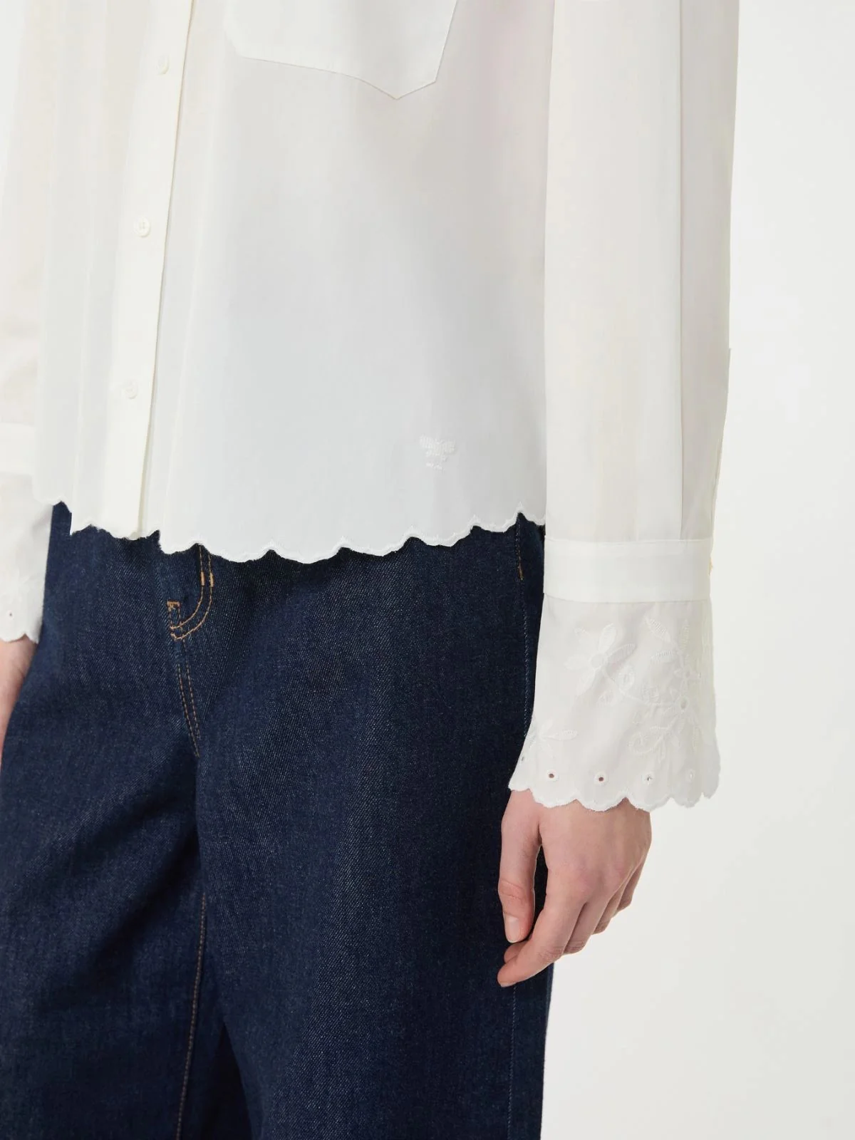 MAX MARA WEEKEND Camicia Donna WKDNEUTRO 2615111021600 004 BIANCO AVORIO - Image 2