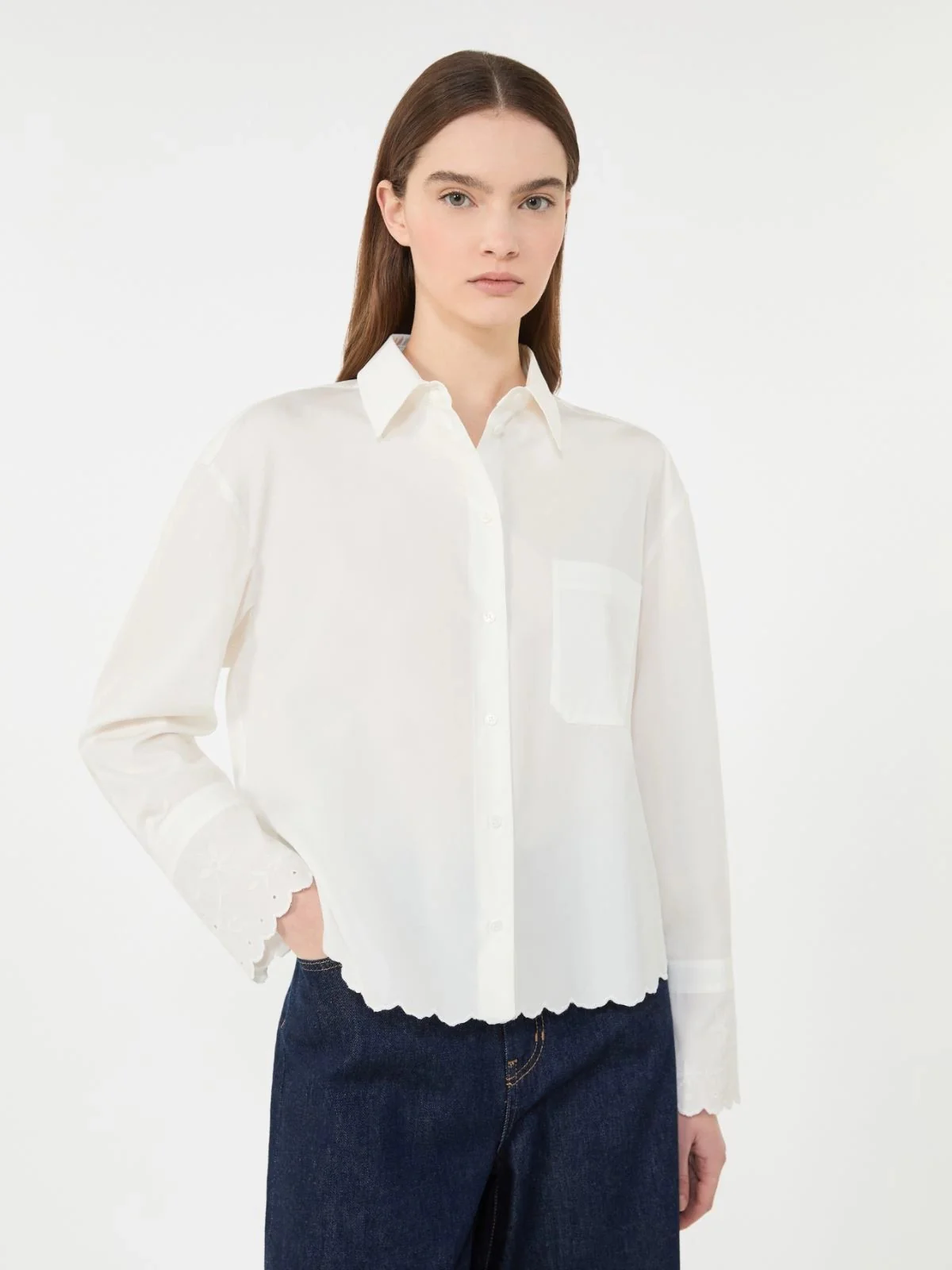 MAX MARA WEEKEND Camicia Donna WKDNEUTRO 2615111021600 004 BIANCO AVORIO - Image 3