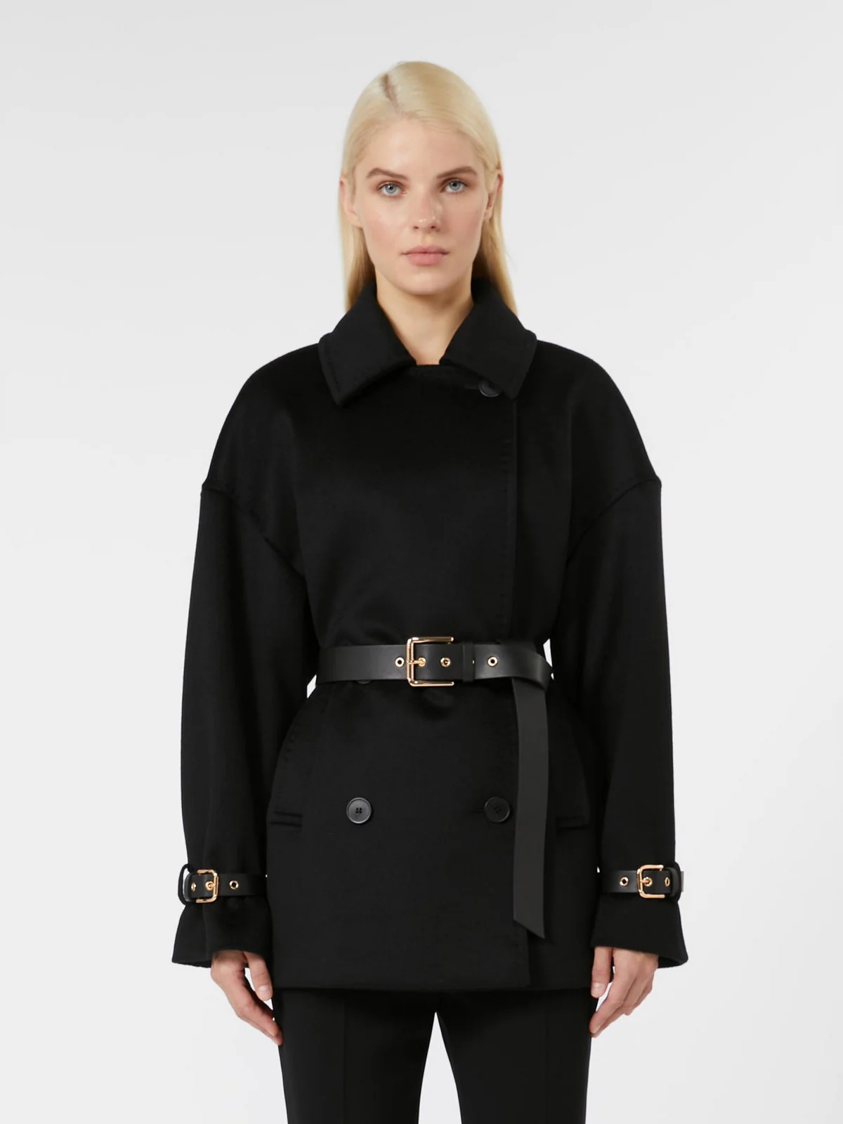 MAX MARA Cappotto Donna PAUSA 2526086081600 013 Nero - Image 4