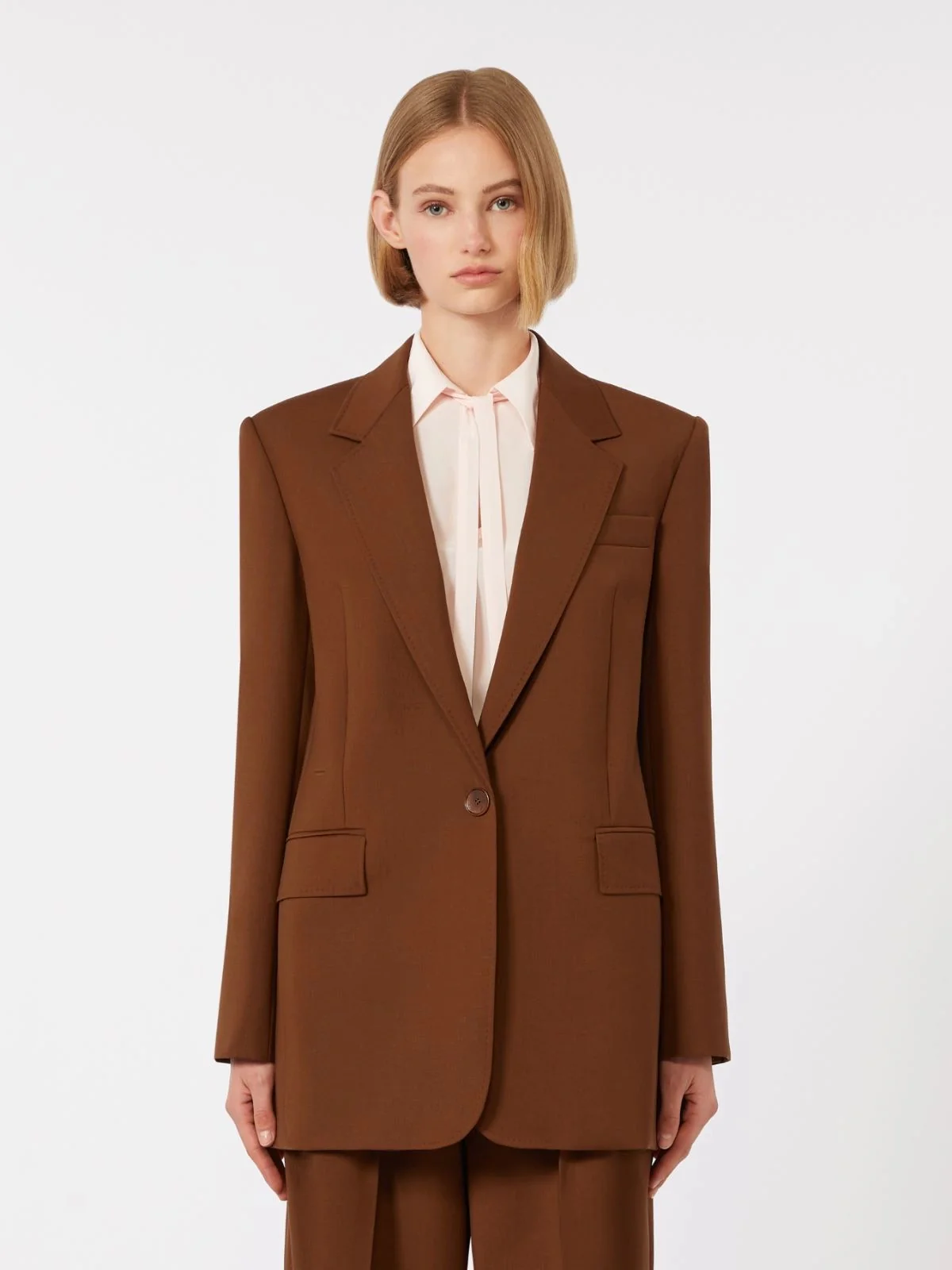 MAX MARA STUDIO Giacca Donna MSTBALCO 2616041051600 003 CIOCCOLATO - Image 4