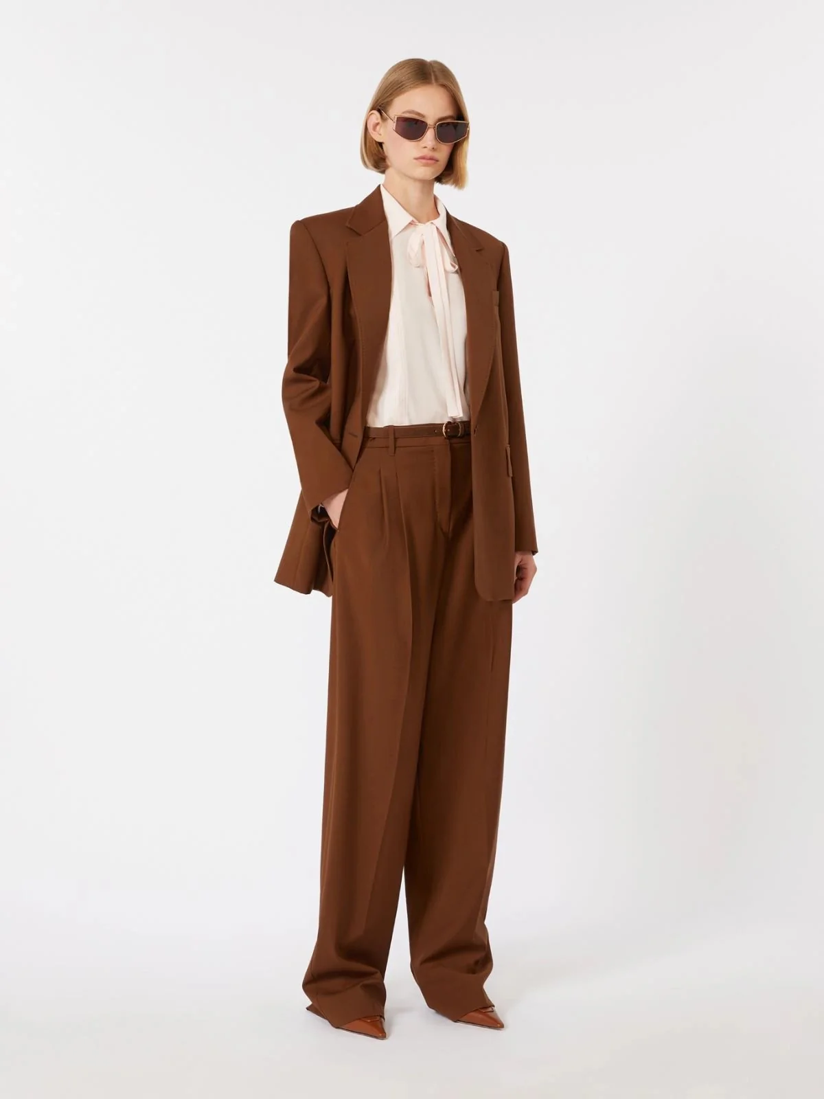 MAX MARA STUDIO Giacca Donna MSTBALCO 2616041051600 003 CIOCCOLATO - Image 5