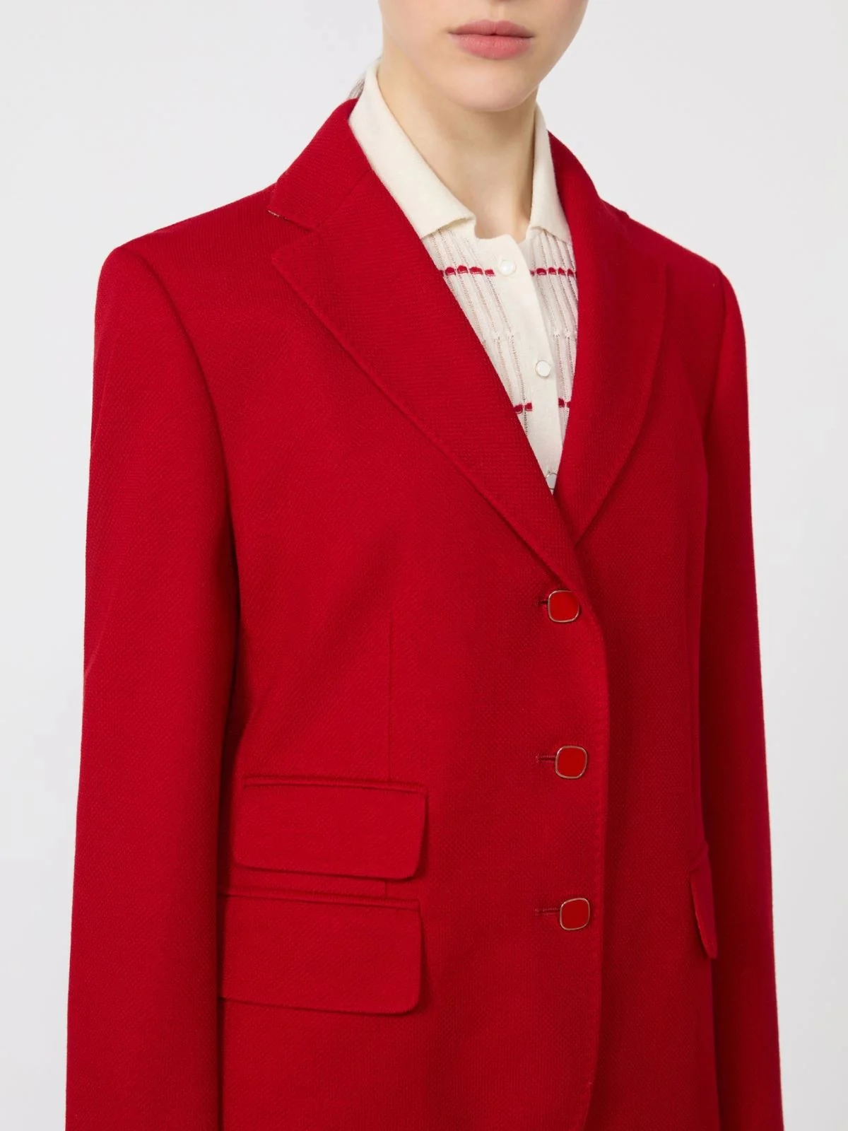 MAX MARA STUDIO Giacca Donna MSTEMIRO 2616911021600 002 Rosso - Image 2