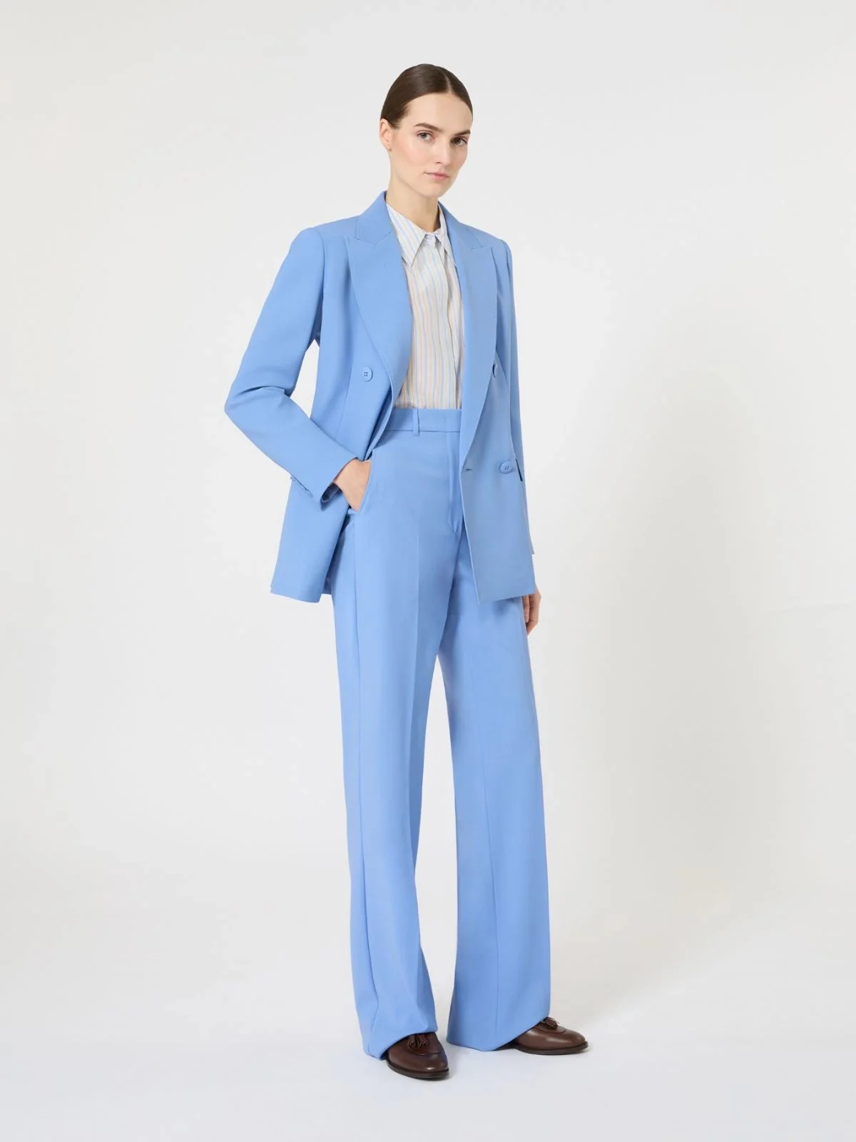 MAX MARA STUDIO Giacca Donna MSTGREMBO 2616041061600 011 AZZURRO - Image 2