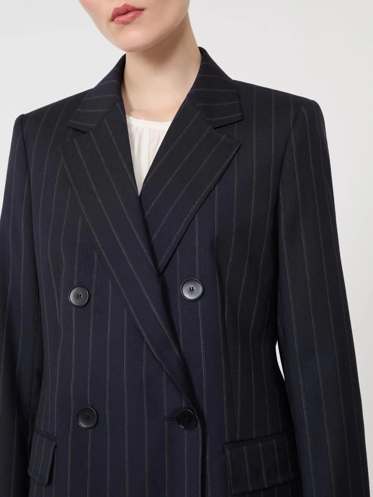 MAX MARA STUDIO Giacca Donna MSTONAGRO 2616041041600 001 Blu - Image 3