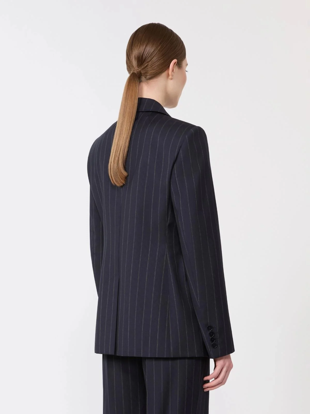 MAX MARA STUDIO Giacca Donna MSTONAGRO 2616041041600 001 Blu - Image 4