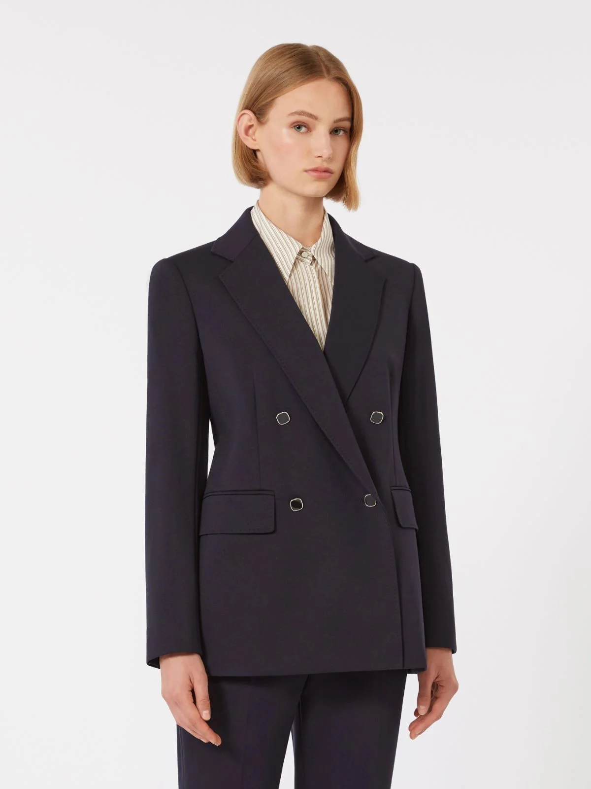 MAX MARA STUDIO Giacca Donna MSTRIVIERA 2616911011600 002 Blu - Image 3