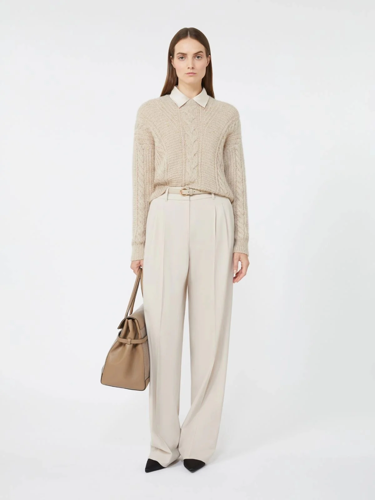 MAX MARA Maglione Donna CRASSO 2526366112650 001 BEIGE - Image 2