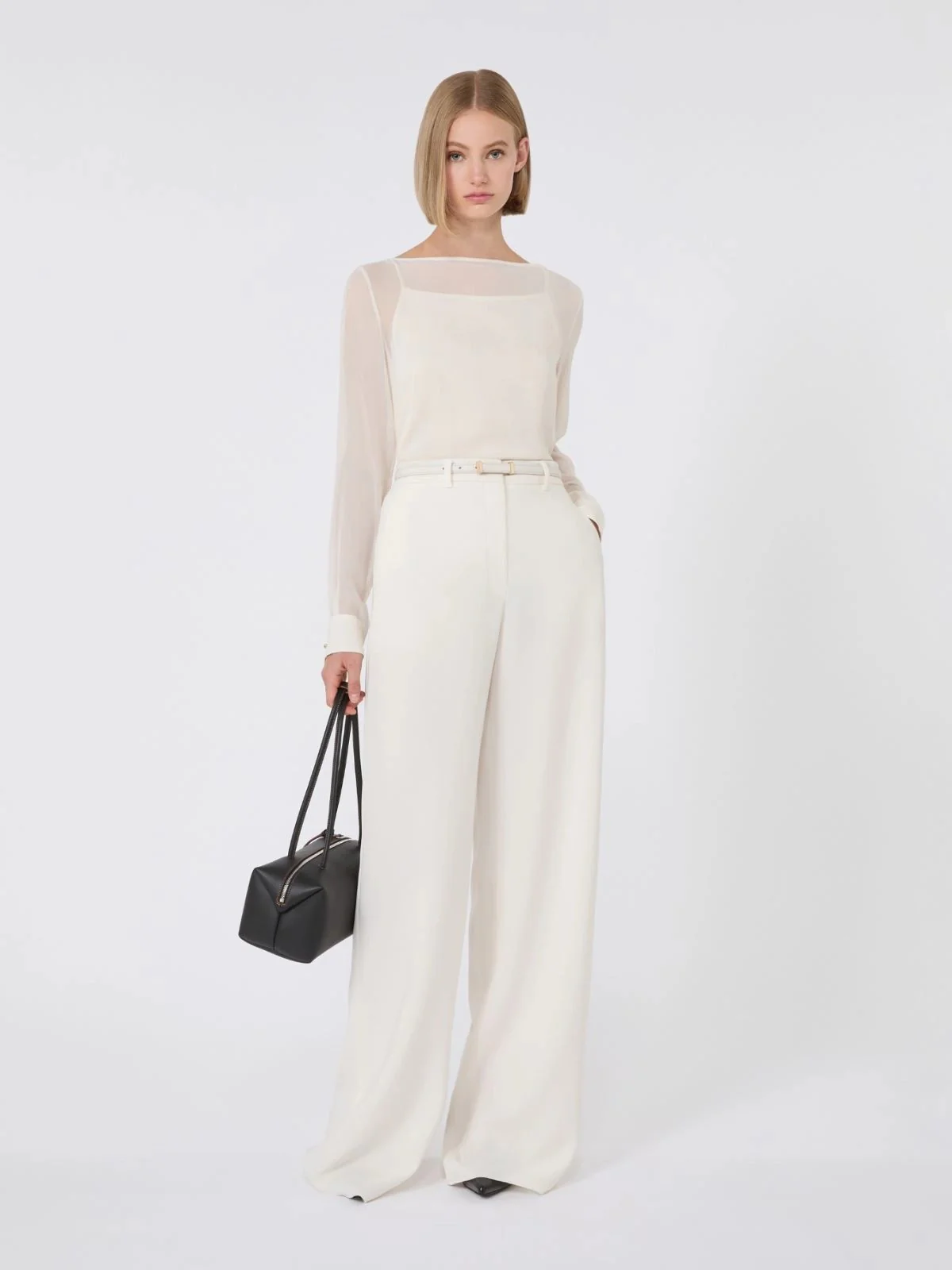 MAX MARA Pantalone Donna JEZ 2526136011600 008 PANNA - Image 2