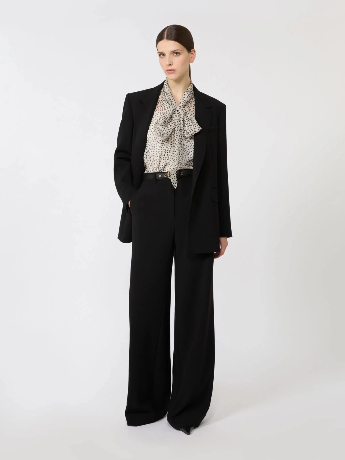 MAX MARA STUDIO Pantalone Donna MSTAMICO 2616131025600 001 Nero - Image 2