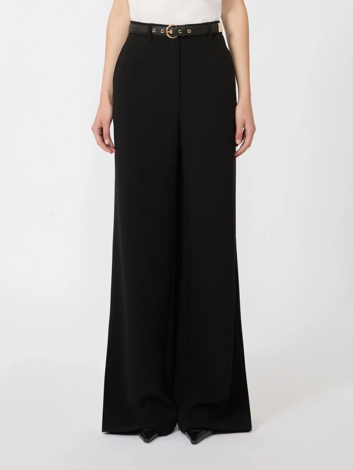 MAX MARA STUDIO Pantalone Donna MSTAMICO 2616131025600 001 Nero - Image 5
