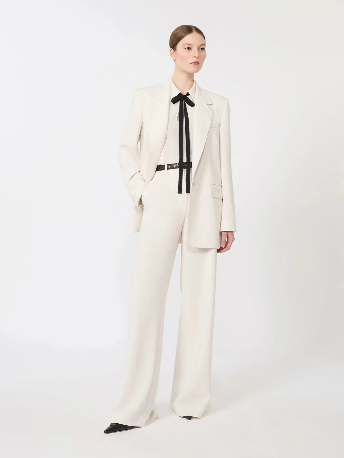 MAX MARA STUDIO Pantalone Donna MSTAMICO 2616131025600 060 Beige - Image 2