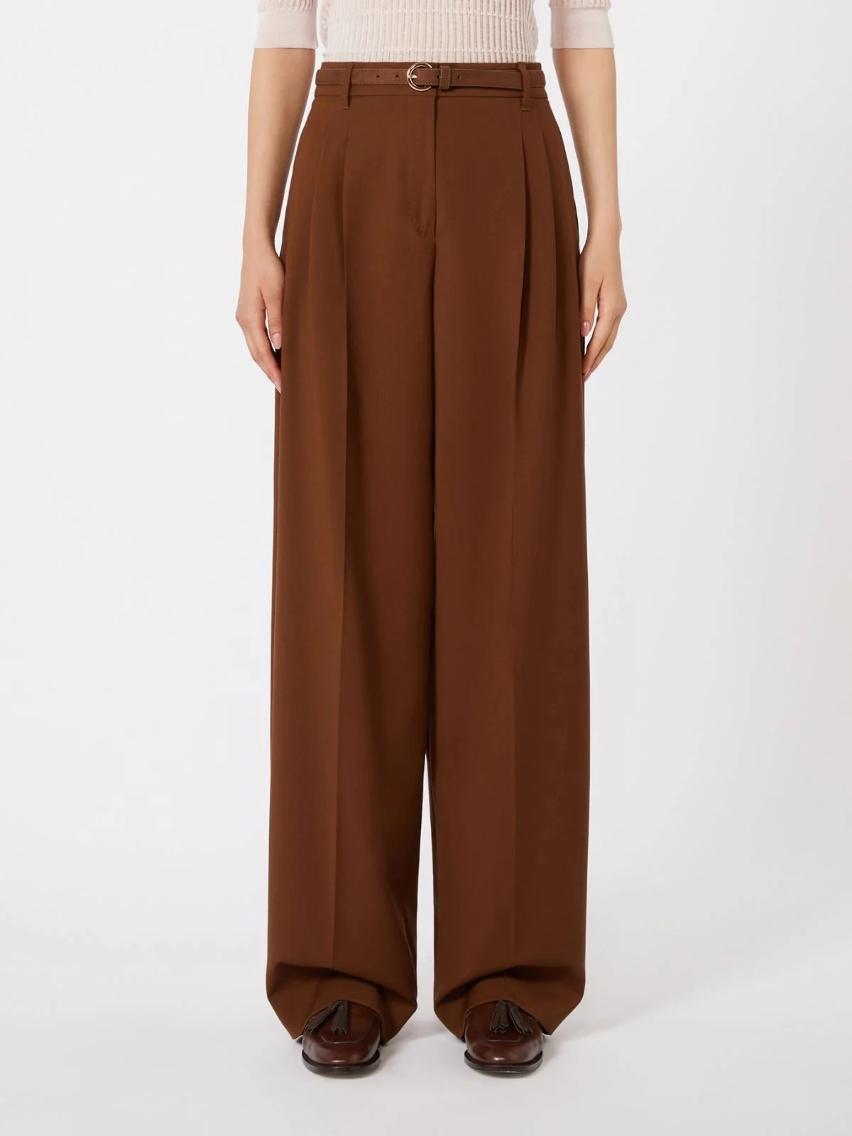 MAX MARA STUDIO Pantalone Donna MSTBACIO 2616131081600 003 CIOCCOLATO - Image 2