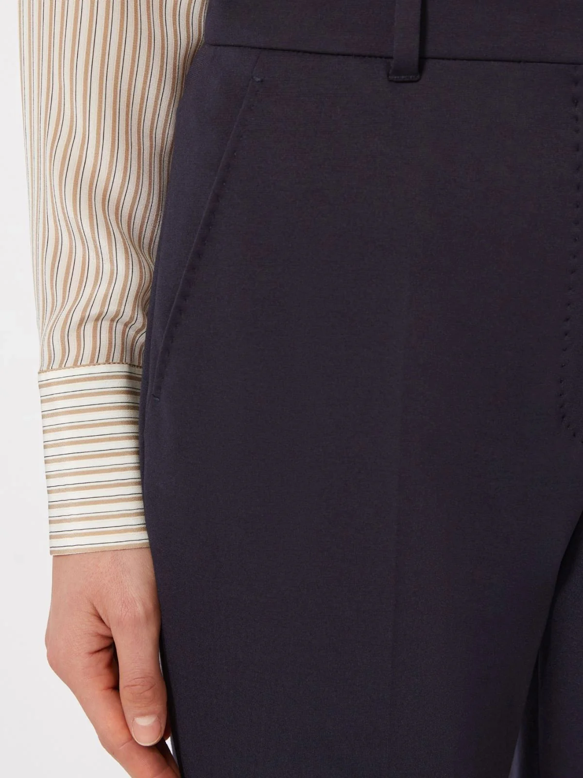 MAX MARA STUDIO Pantalone Donna MSTCASA 2616781011600 002 Blu - Image 3