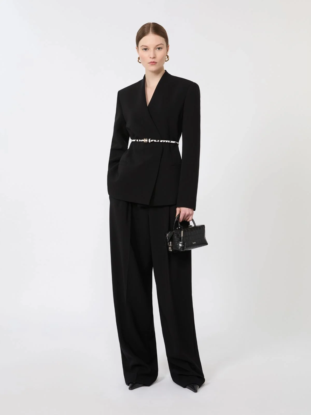 MAX MARA STUDIO Pantalone Donna MSTCORVINO 2616131015600 001 Nero - Image 2