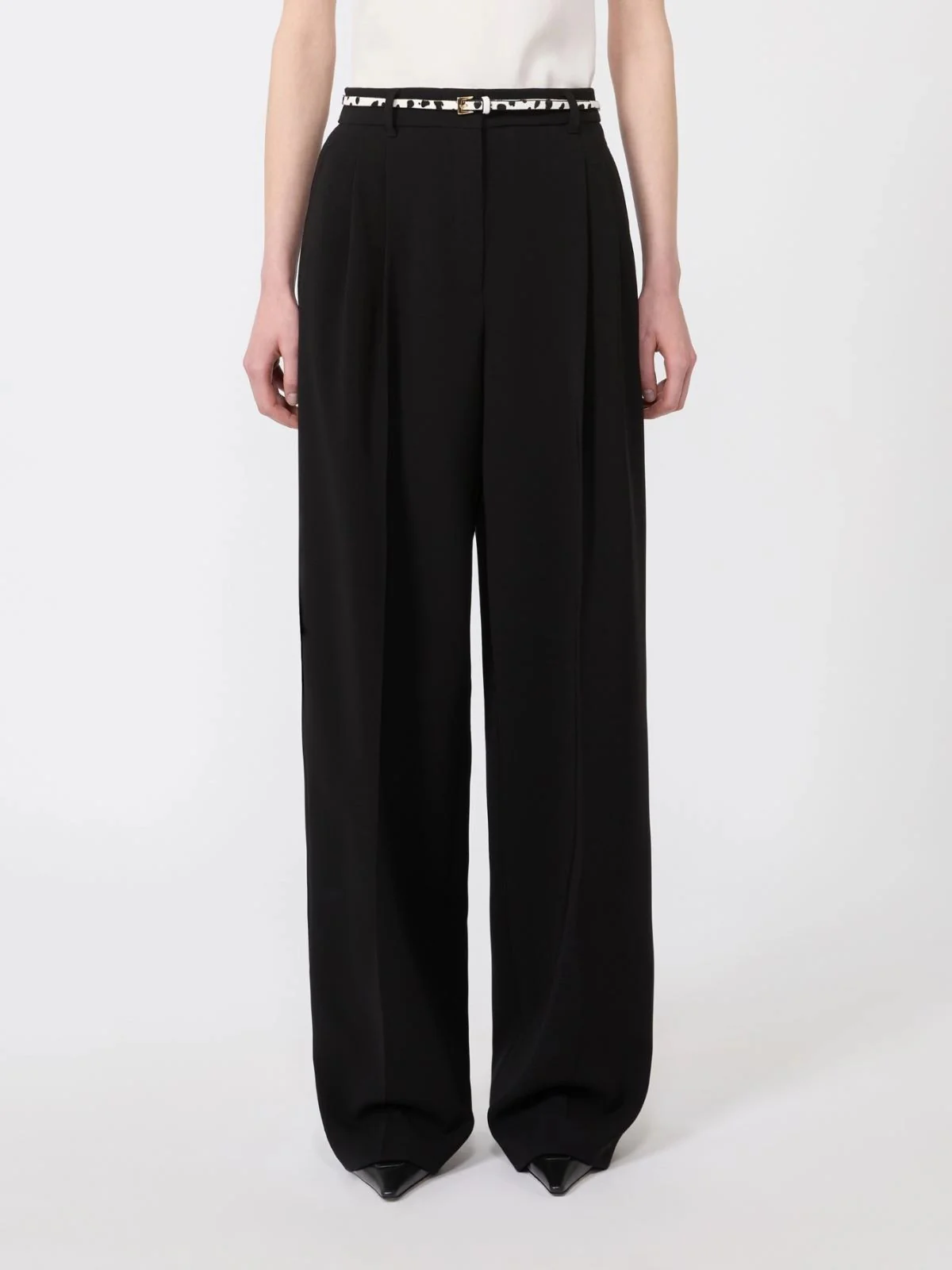 MAX MARA STUDIO Pantalone Donna MSTCORVINO 2616131015600 001 Nero - Image 5
