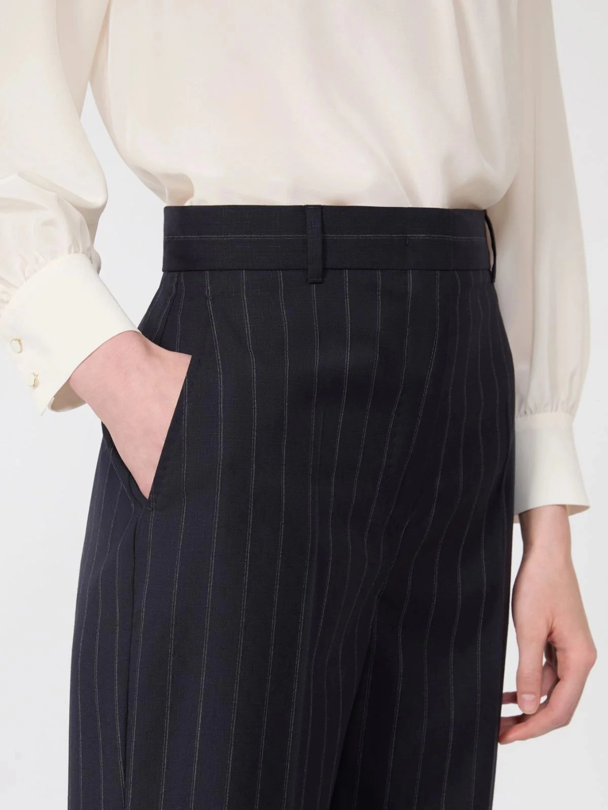 MAX MARA STUDIO Pantalone Donna MSTENFASI 2616131071600 001 Blu - Image 4
