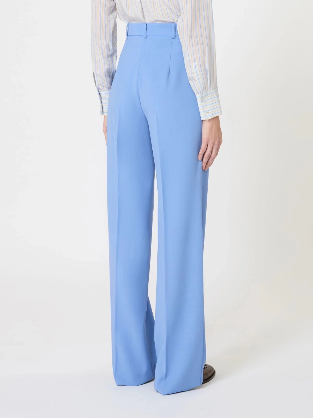 MAX MARA STUDIO Pantalone Donna MSTQUASAR 2616131041600 011 AZZURRO - Image 3