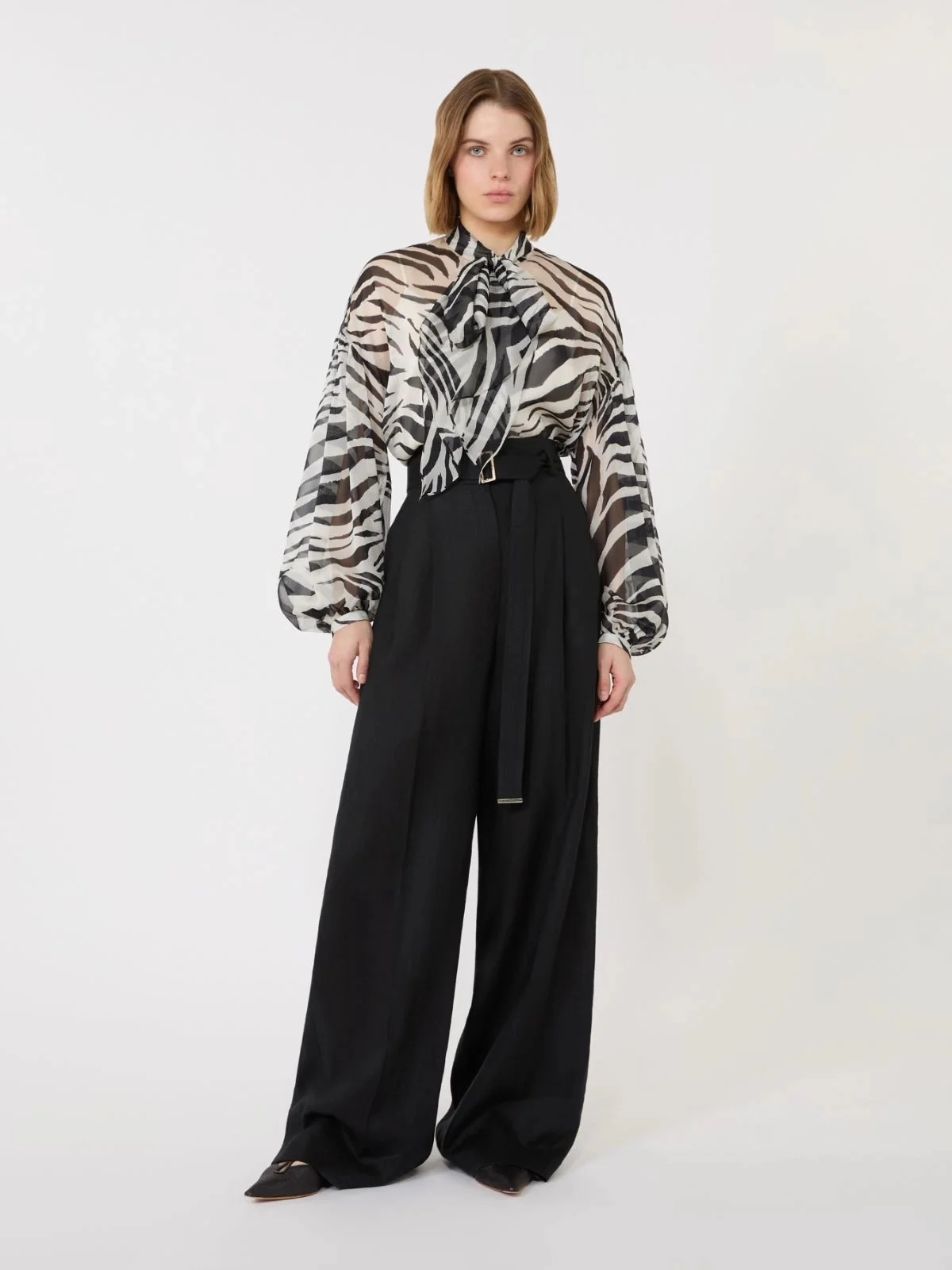 MAX MARA STUDIO Blusa Donna MSTBALLATA 2616261012600 001 Nero - Image 2