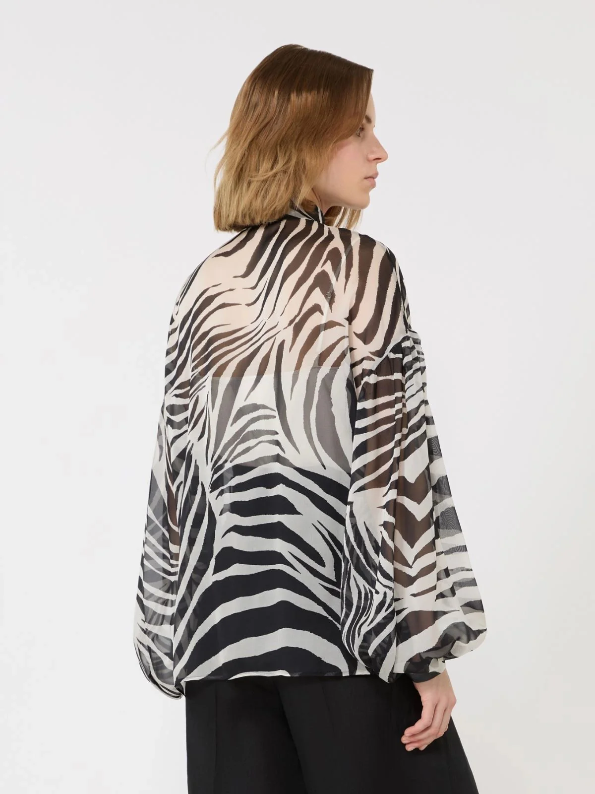 MAX MARA STUDIO Blusa Donna MSTBALLATA 2616261012600 001 Nero - Image 3