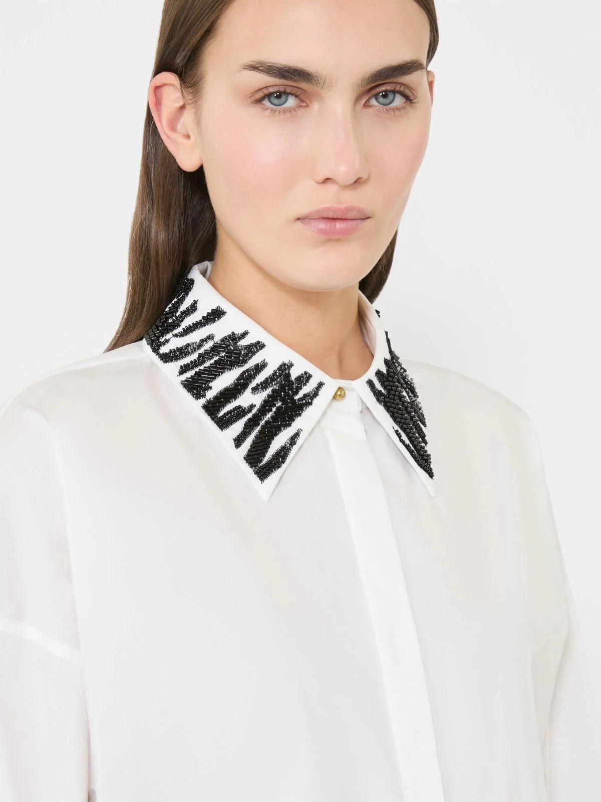 MAX MARA STUDIO Camicia Donna MSTGENE 2616111022600 001 Bianco - Image 3