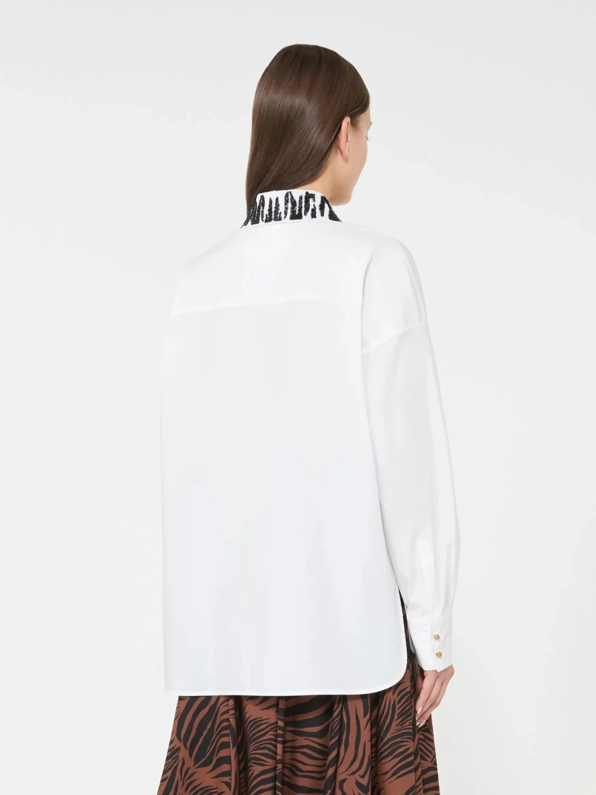 MAX MARA STUDIO Camicia Donna MSTGENE 2616111022600 001 Bianco - Image 4
