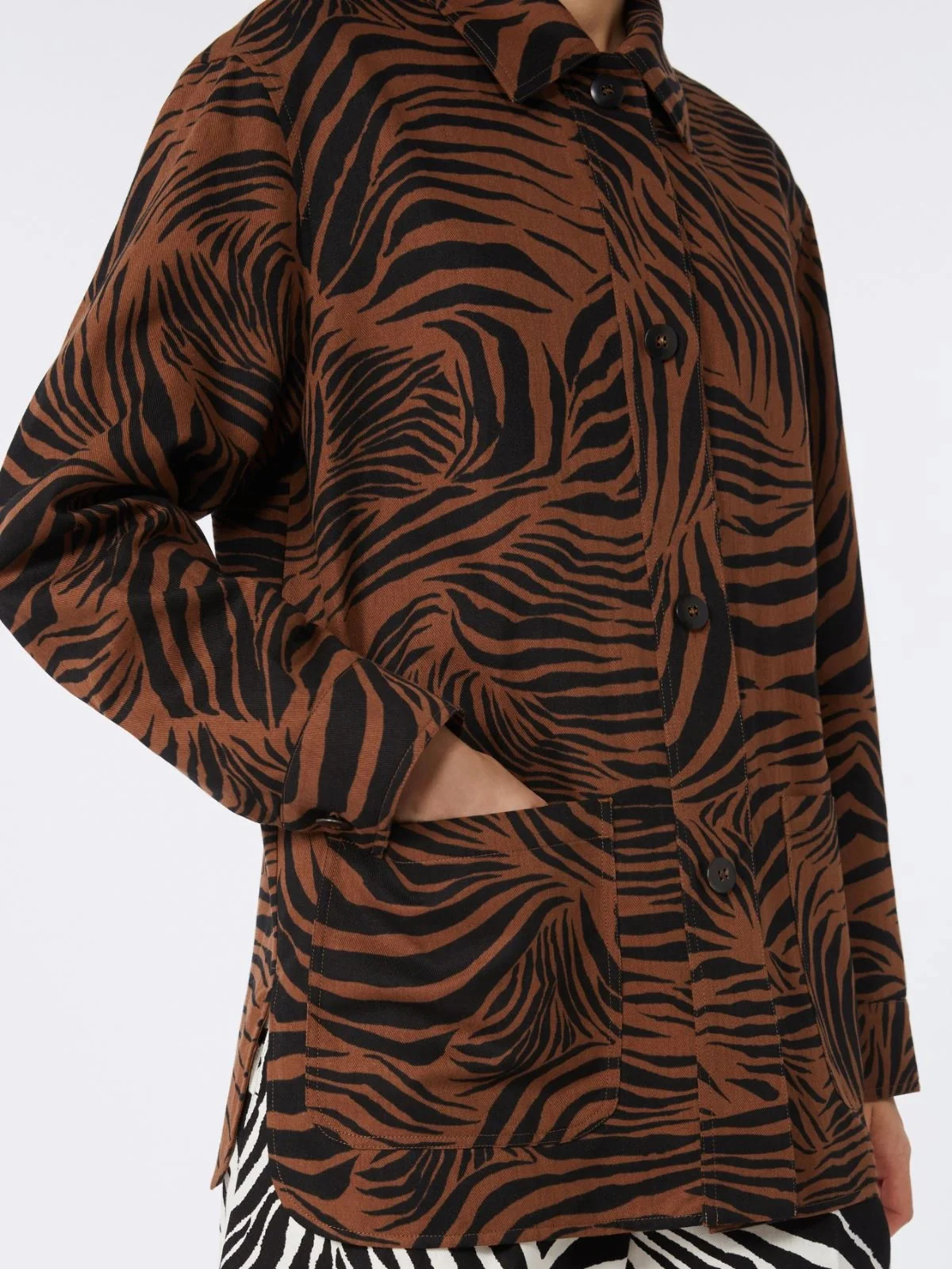 MAX MARA STUDIO Camicia Donna MSTPANINO 2616191022600 002 Marrone - Image 3