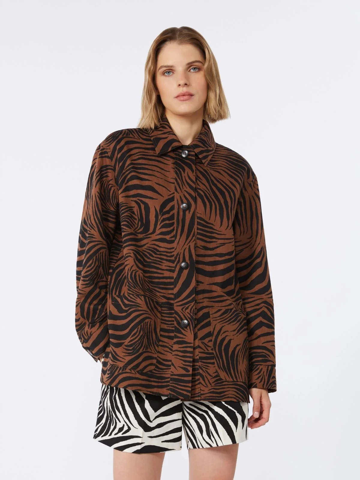 MAX MARA STUDIO Camicia Donna MSTPANINO 2616191022600 002 Marrone - Image 5