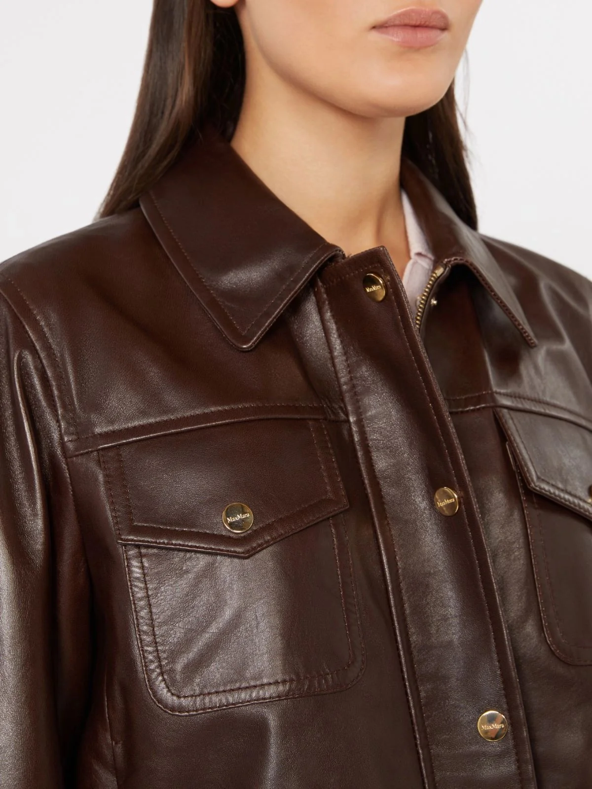 MAX MARA STUDIO Giubbino Donna MSTBIADA 2616441011600 002 Marrone - Image 2